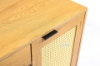 Picture of SAILOR 120 1-Door 1-Drawer Office Desk with Rattan (Oak)