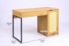 Picture of SAILOR 120 1-Door 1-Drawer Office Desk with Rattan (Oak)