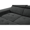 Picture of LUNA Sleeper/Sofa Bed Sectional Sofa with Storage Ottoman and 2 Stools (Dark Gray)