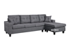 Picture of DEXTER SECTIONAL REVERSIBLE SOFA (Grey)