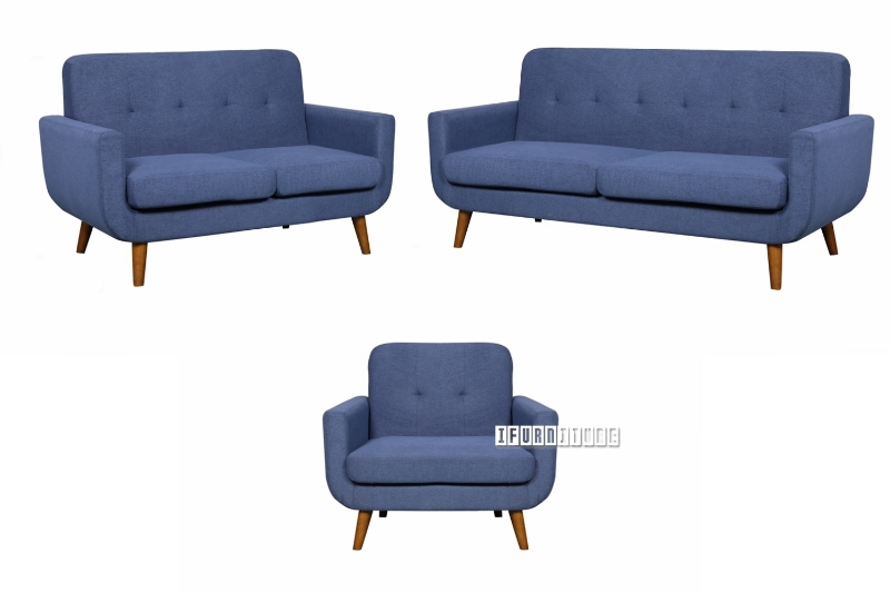 Picture of BARRET 3+2+1 Sofa Range (Blue)
