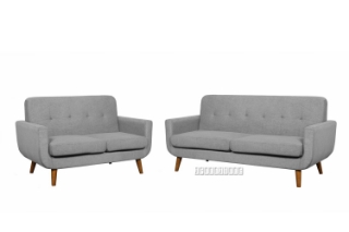 Picture of BARRET 3+2+1 Sofa Range (Gray) - 3+2 Set