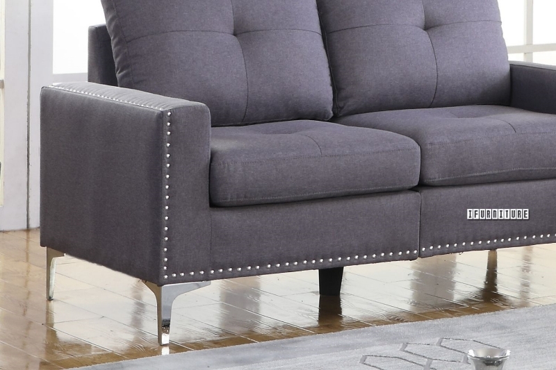 Picture of FELICITY Sofa Range (Grey) - 2 Seater (Loveseat)