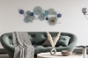 Picture of CIRCLES French Style Metal Wall Art (55"x25.5")