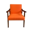 Picture of DAVID Mid-Century Armchair (Orange Linen)