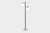 Picture of FLOOR LAMP 536 with White Round Glass Shades