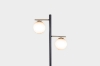Picture of FLOOR LAMP 536 With White Round Glass Shades