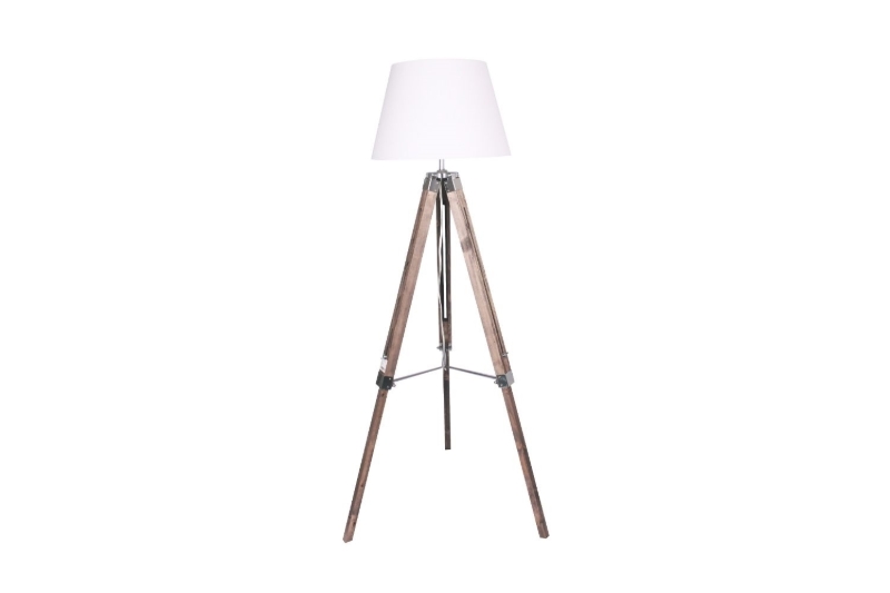 Picture of FLOOR LAMP with Tripod Legs (Antique Oak Finish)