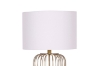 Picture of TABLE LAMP 734 WITH METAL CAGE (GOLD FINISH)
