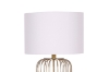 Picture of TABLE LAMP 734 with Metal Cage (Gold Finish)