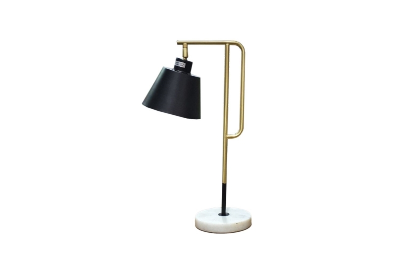 Picture of TABLE LAMP 735 (Black & Gold Metal Color)