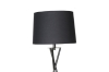 Picture of FLOOR LAMP 226 with Black Metal Tripod Legs And Leather Wrap