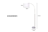 Picture of FLOOR LAMP 713 Bowed Down Adjustable Leg