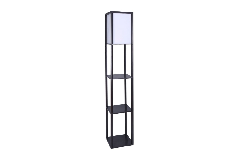 Picture of FLOOR LAMP 758 IN PLASTIC ETAGERE (BLACK)