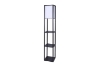 Picture of FLOOR LAMP 758 IN PLASTIC ETAGERE (BLACK)