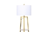 Picture of FLOOR LAMP 728 In Gold Metal Etagere