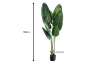 Picture of ARTIFICIAL PLANT 47"/71" Banana Leaf with Black Plastic Pot
