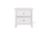 Picture of ELIZABETH 2-Drawer Bedside Table (Matte White)