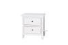 Picture of ELIZABETH 2-Drawer Bedside Table (Matte White)