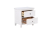 Picture of ELIZABETH 2-Drawer Bedside Table (Matte White)