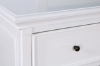 Picture of ELIZABETH 6-Drawer Dresser with Mirror (White)