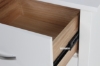 Picture of PORTLAND 2-Drawer Solid Wood Bedside Table (Matte White)