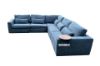 Picture of MAYA Sectional Modular Corner Sofa with Side Table (Navy Blue) - Right