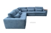 Picture of MAYA Sectional Modular Corner Sofa with Side Table (Navy Blue) - Right