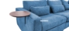 Picture of MAYA Sectional Modular Corner Sofa with Side Table (Navy Blue) - Right