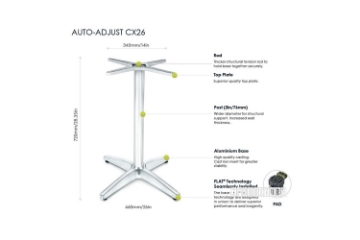 Picture of CX26 FLATTECH Auto Adjust Table Base