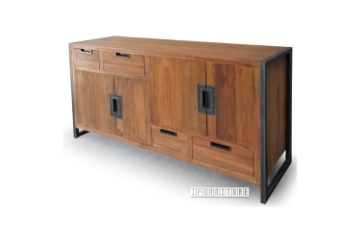 Picture of SUMATRA 4 Door 4 Drawer Solid Teak Sideboard