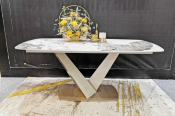 Picture of LANCER 180 Ceramic Marble Dining Table