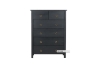 Picture of METRO 6-Drawer Solid Pine Wood Chest (Black)