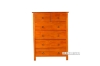 Picture of METRO 6-Drawer Solid Pine Wood Chest (Honey)