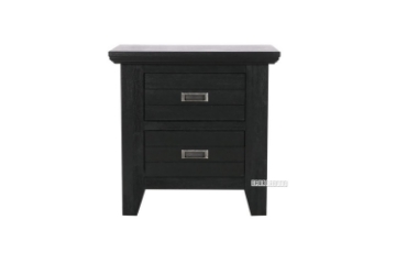 Picture of (Final Sale) CAROL Solid Acacia Nightstand (Black)