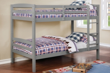 Picture of ARTICE Single-Single Bunk Bed (Grey)