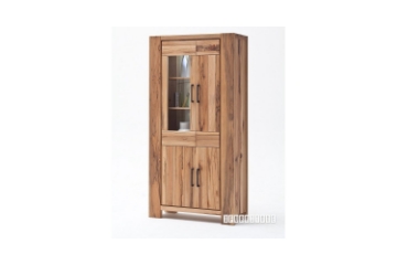 Picture of CARDIFF Tall & Wide Display Cabinet *Solid European Wild Oak & Made in Europe