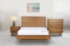 Picture of RETRO 3PC Oak Bedroom Combo in Queen/King Size (Maple Color)