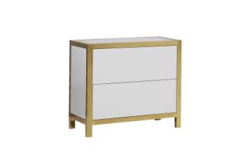 Picture of skyview 2-drawer Nightstand Gold
