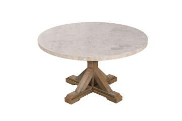 Picture of HAVILAND 137 Round Marble Top Dining Table