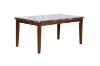 Picture of SOMMERFORD 163 MARBLE TOP DINING TABLE *BLACK