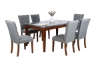 Picture of SOMMERFORD Tufted Fabric Upholstered Dining Chair (Dark Grey)