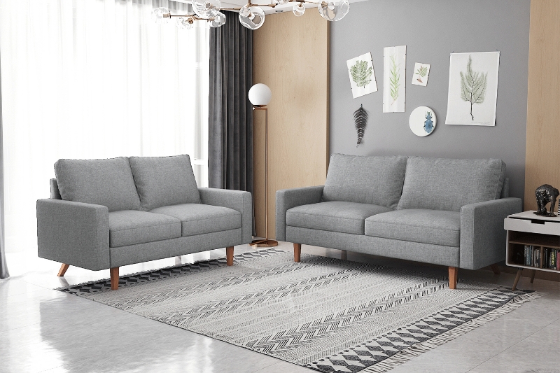 Picture of MAC Fabric 3+2 Sofa Range (Light Gray)