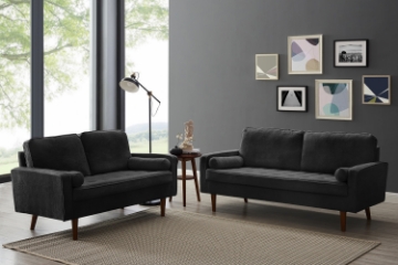 Picture of FAVERSHAM Sofa Range (Charcoal)