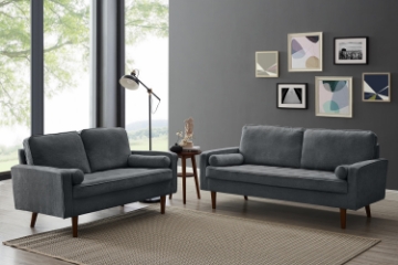 Picture of FAVERSHAM 3+2 Sofa Range (Dark Gray)