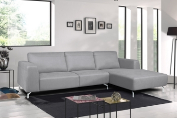 Picture of Lincoln Fabric Sectional Sofa (Light Grey)