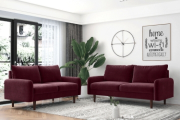 Picture of KAISON Sofa Range (Burgundy) - Final sale