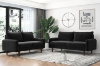 Picture of KAISON Sofa Range (Black) - Loveseat + Sofa Set