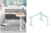 Picture of UP1 L SHAPE Adjustable Desk Frame in White or Black