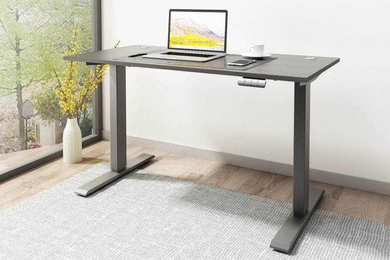 Picture of UP1 47" Twin Motor Electric Height Adjustable Standing Desk (Black)